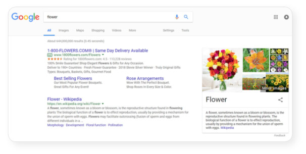 google-search-flower