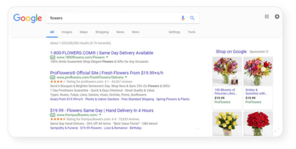 google-search-flowers