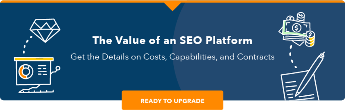 Value of an SEO Platform CTA