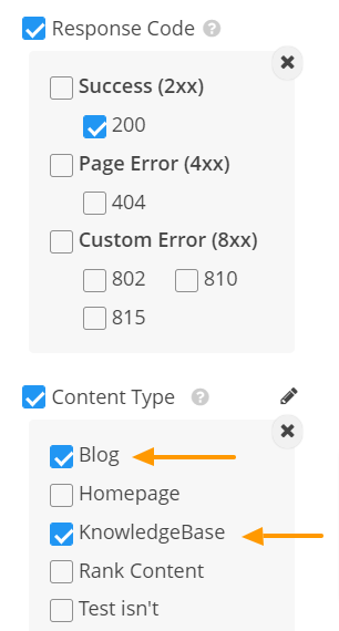 Page Speed Report - Content Types